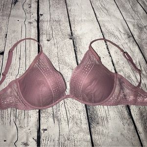Dusty Pink Victorias Secret Lightly Padded Bra Size 34DD